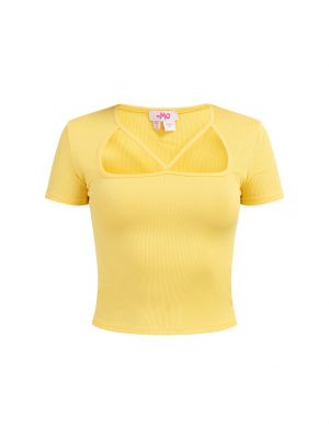 Тениска Mymo жълто