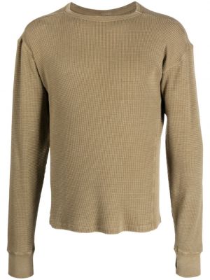 Bavlnený sveter Entire Studios hnedá