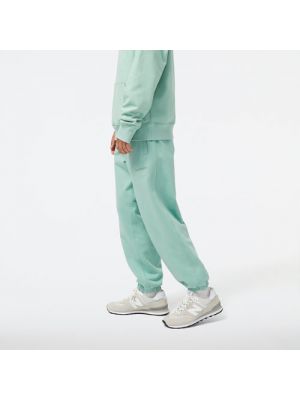 Pantalon de sport en coton New Balance vert