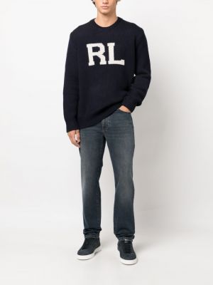 Polo brodé en tricot à imprimé Polo Ralph Lauren