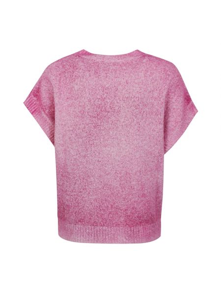 Jersey sin mangas de flores de tela jersey Avant Toi rosa