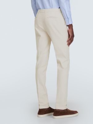 Pantalones chinos de algodón Thom Sweeney beige