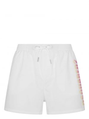 Kratke hlače s printom Dsquared2 bijela