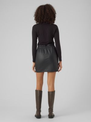 Mini suknja Vero Moda crna