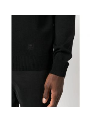 Camisa de lana con cremallera Corneliani negro