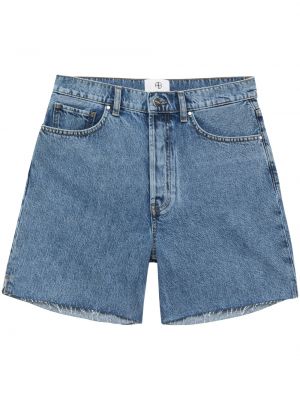 Kratke jeans hlače Anine Bing modra