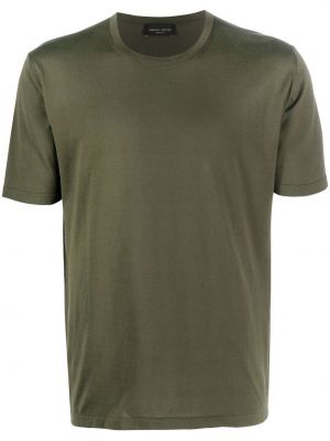 Βαμβακερή μπλούζα με στρογγυλή λαιμόκοψη Roberto Collina