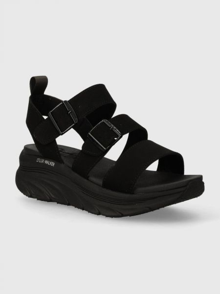 Relaxed fit sandali Skechers črna