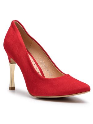 Полуотворени обувки с ток Baldaccini червено