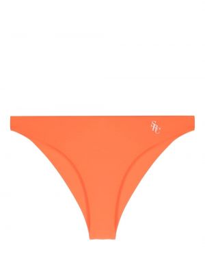 Bikini con stampa Sporty & Rich arancione