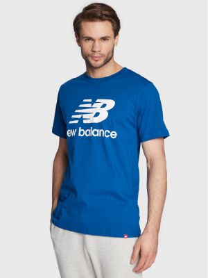 Спортна тениска New Balance синьо