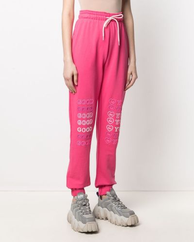 Sportovní kalhoty s potiskem Ireneisgood růžové