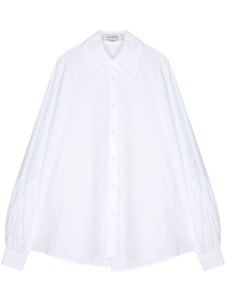 Μακρύ πουκάμισο Kimhekim λευκό