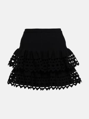 Mini sukně Alaã¯a černé