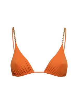 Bikini din nailon Saint Laurent portocaliu