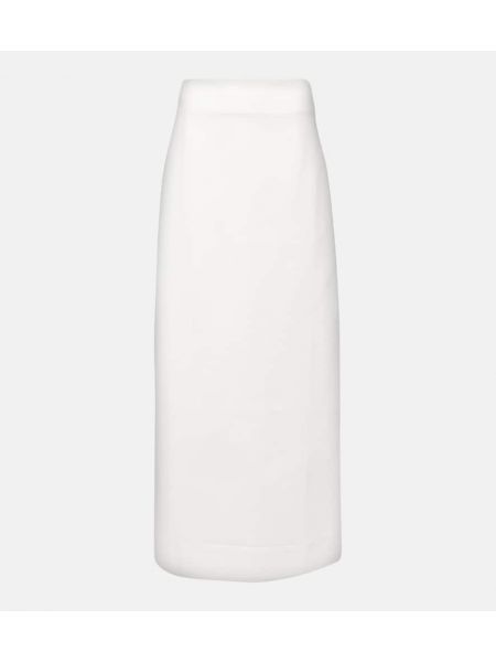 Długa spódnica bawełniana Adriana Degreas biała