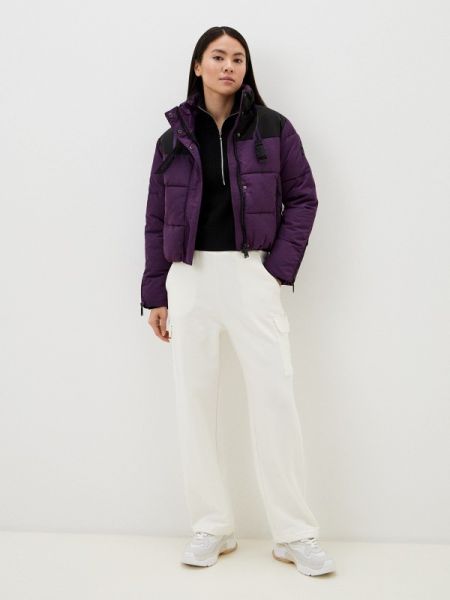 Утепленная демисезонная куртка Invicta фиолетовая