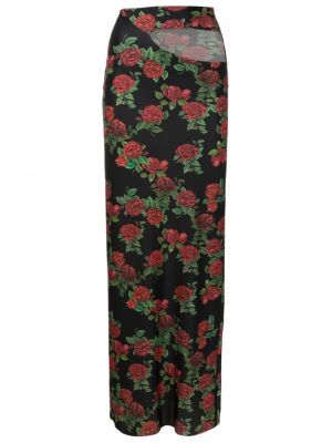 Maksi suknja s cvjetnim printom Amir Slama
