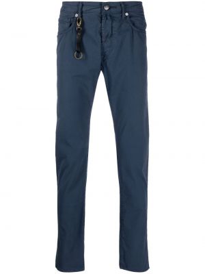 Pantaloni chino con tasche Incotex blu