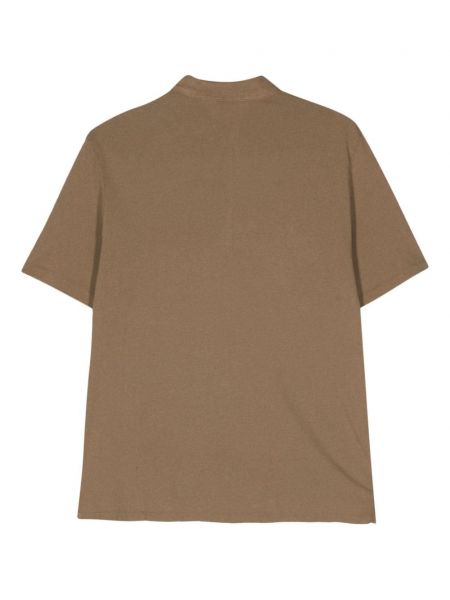Polo marškinėliai Boglioli ruda