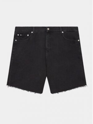 Shorts en jean Calvin Klein Jeans noir
