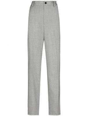 Pantalones de cintura alta Commission gris