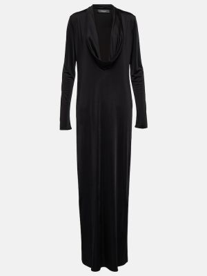 Dlouhé šaty Versace černé