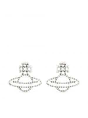 Fülbevaló gyöngyökkel Vivienne Westwood ezüstszínű