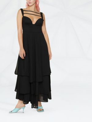 Kleid mit rüschen A.w.a.k.e. Mode schwarz