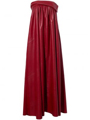 Sukienka skórzana Proenza Schouler czerwona