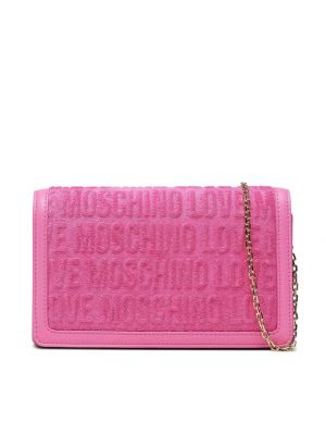 Τσάντα χιαστί Love Moschino ροζ