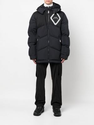 Péřová bunda s kapucí A-cold-wall* černá