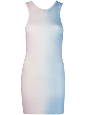 Плетена рокля с градиентным принтом Canessa синьо