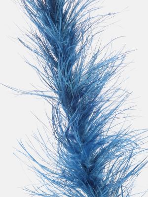 Bragas con plumas de plumas Prada azul