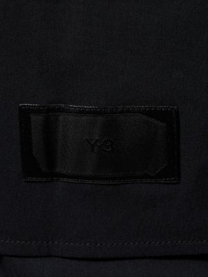 Koszula bawełniana z kieszeniami Y-3 czarna
