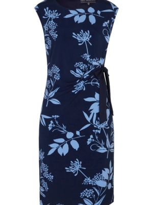 Платье-рубашка в цветочек Bpc Selection синее