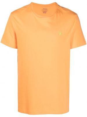 Camiseta con bordado Polo Ralph Lauren naranja