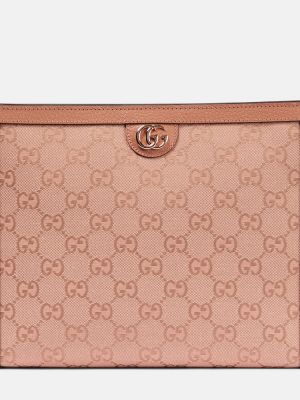 Listová kabelka Gucci ružová