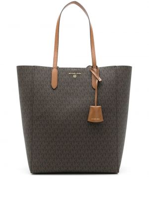 Trykt shoppingbag Michael Kors brun