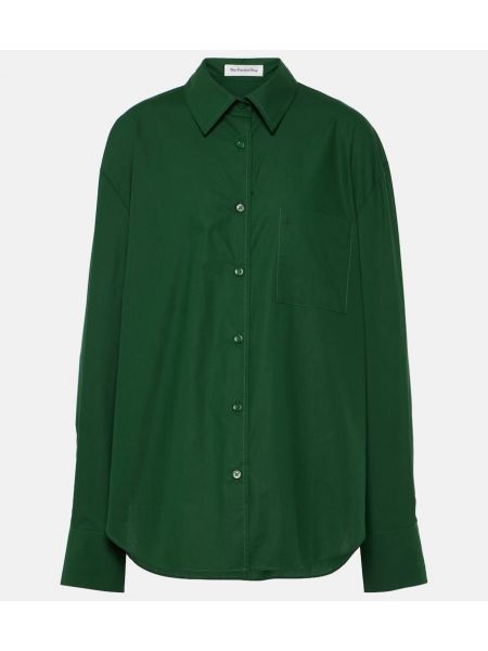 Chemise en coton The Frankie Shop vert