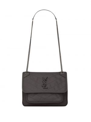 Bolsa de hombro Saint Laurent gris