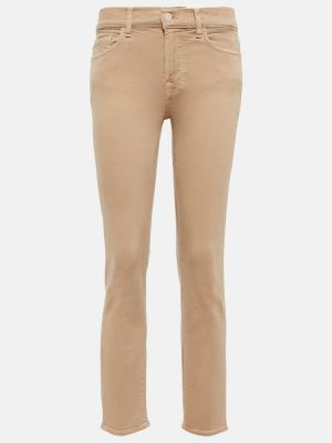 Jeans skinny slim 7 For All Mankind beige