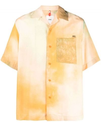 Chemise à imprimé tie dye Oamc jaune