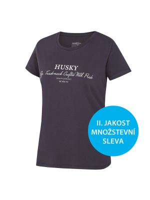 Бавовняна футболка Husky, сіра