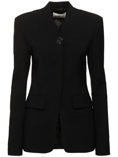 Viskose blazer Tove sort