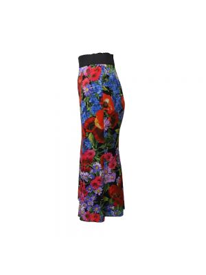 Jedwabna spódnica Dolce & Gabbana Pre-owned czerwona