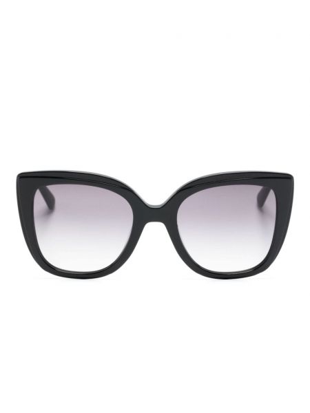 Okulary przeciwsłoneczne oversize Longchamp czarne