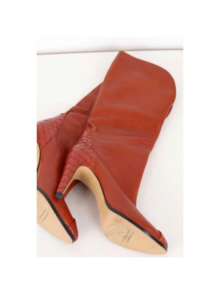 Botas de agua de cuero Givenchy Pre-owned rojo