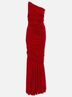Dlouhé šaty Norma Kamali červené