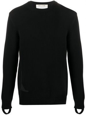 Jersey de punto de tela jersey con apliques 1017 Alyx 9sm negro